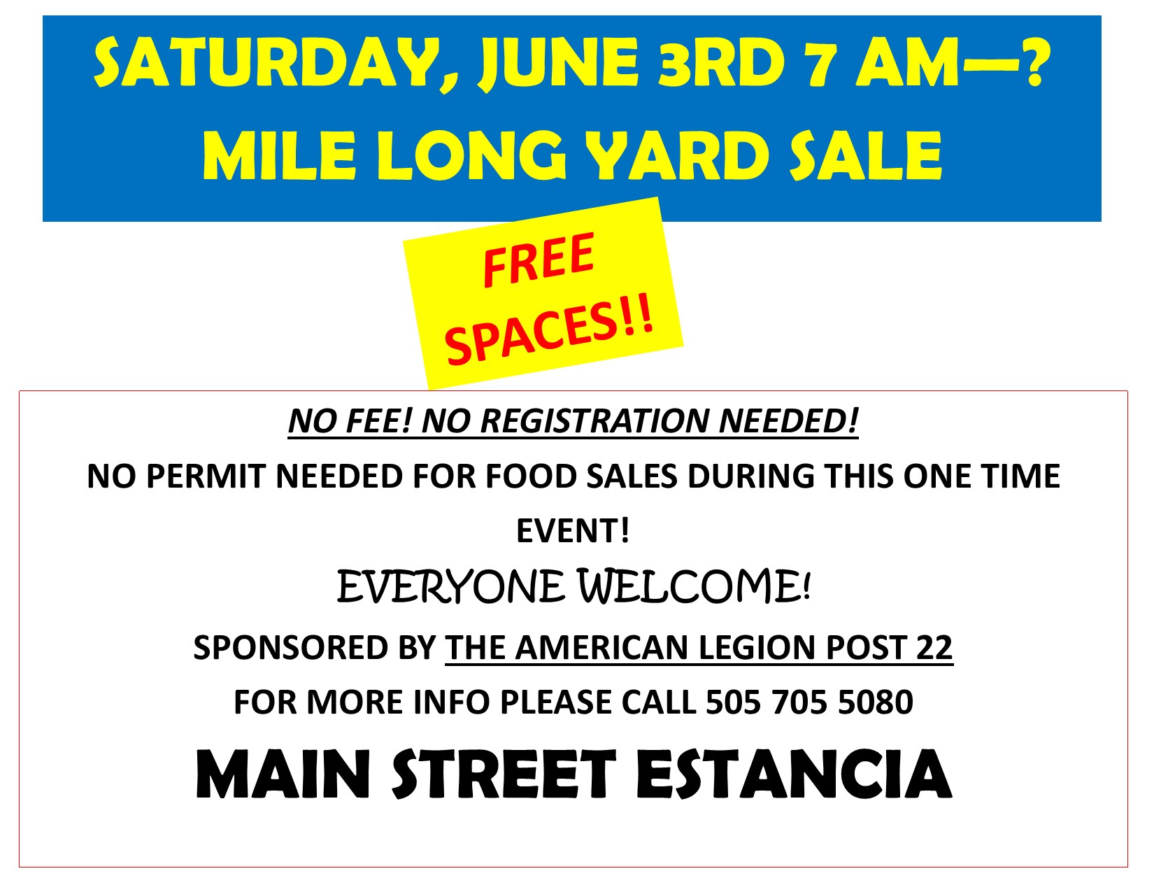 Mile Long Yard Sale image